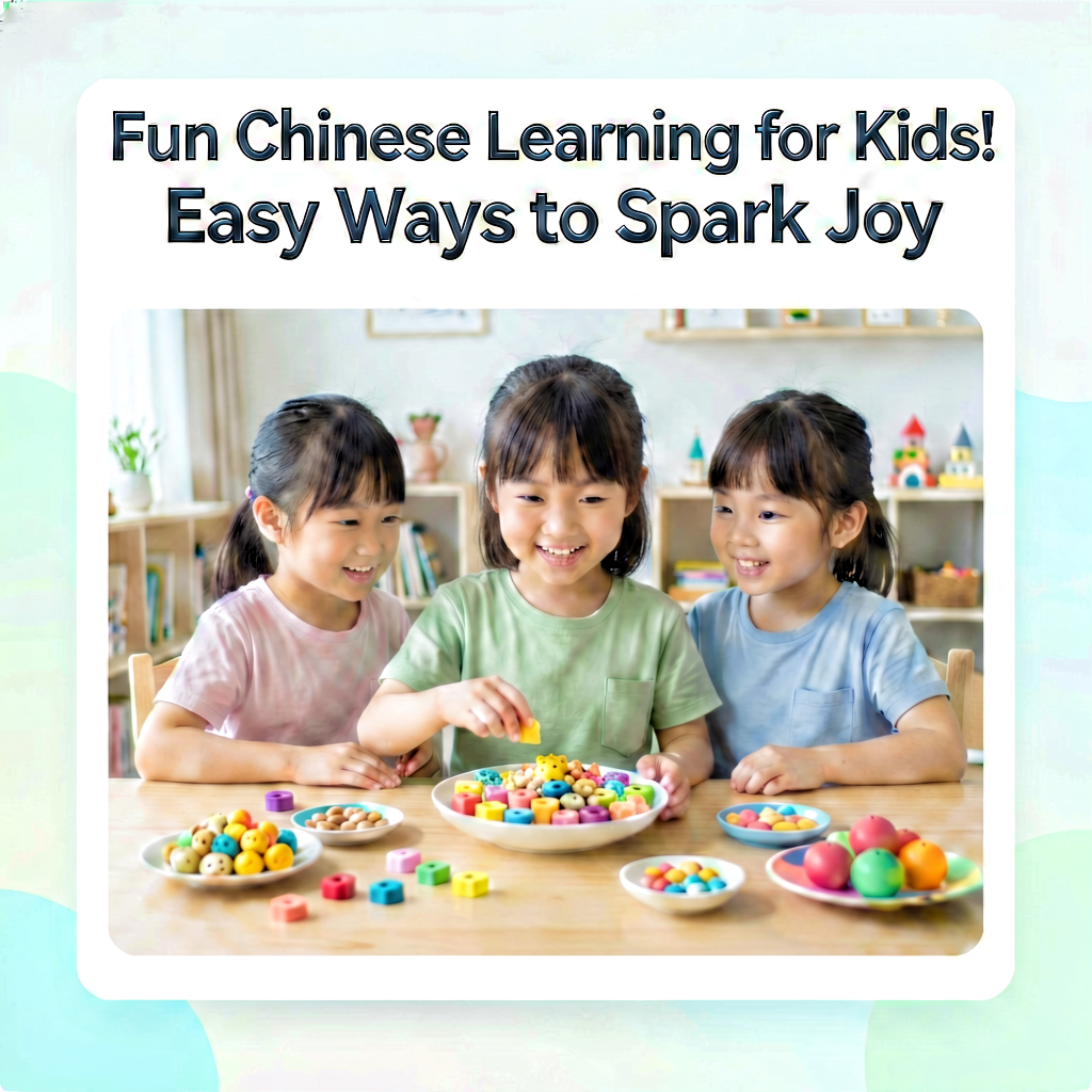 Fun Chinese Learning for Kids: Easy Ways to Spark Joy - C...